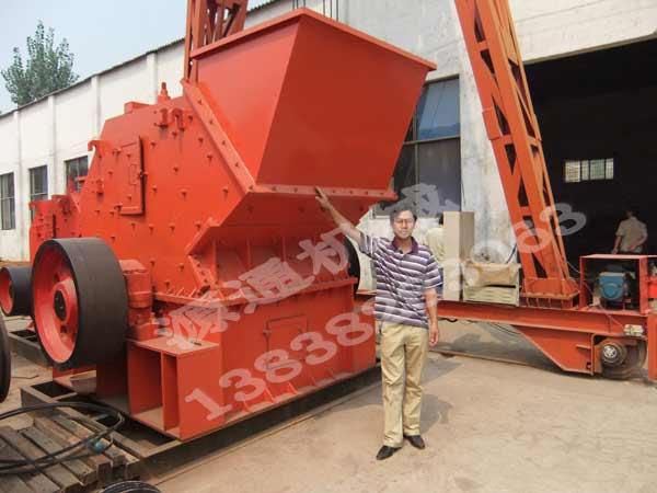 河卵石製砂機